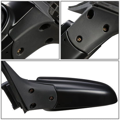 RETROVISOR MIRROR - OEM - 04-08 SUZUKI FORENZA / 05-08 SUZUKI RENO - POWERED - HEATED - PAINTABLE - BLACK - LEFT