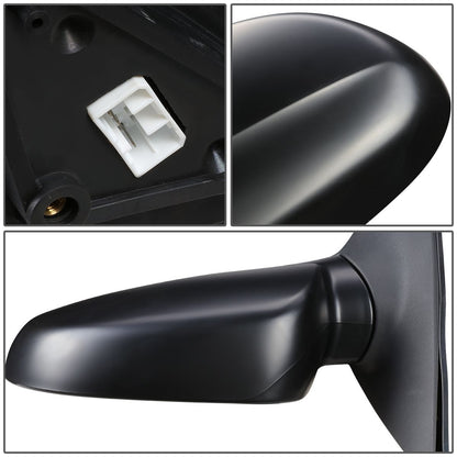 RETROVISOR MIRROR - OEM - 04-08 SUZUKI FORENZA / 05-08 SUZUKI RENO - POWERED - HEATED - PAINTABLE - BLACK - LEFT