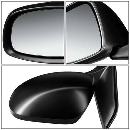 RETROVISOR MIRROR - OEM - 07-13 SUZUKI SX4 - POWERED - HEATED - PAINTABLE - BLACK - LEFT
