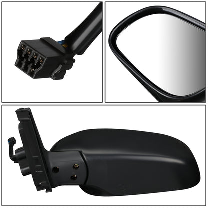 RETROVISOR MIRROR - OEM - 99-05 SUZUKI VITARA, GRAND VITARA - POWERED - HEATED - FOLDING - TEXTURED - LEFT