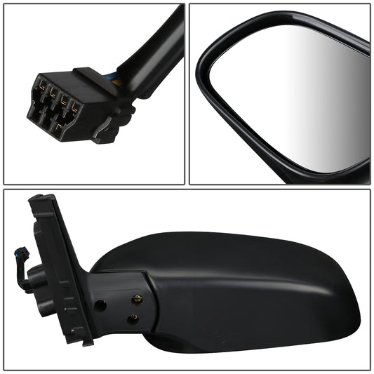 RETROVISOR MIRROR - OEM - 99-05 SUZUKI VITARA, GRAND VITARA - POWERED - HEATED - FOLDING - TEXTURED - LEFT