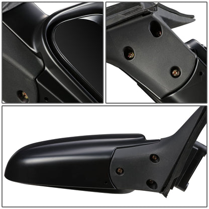 RETROVISOR MIRROR - OEM - 04-08 SUZUKI FORENZA / 05-08 SUZUKI RENO - POWERED - HEATED - PAINTABLE - BLACK - RIGHT