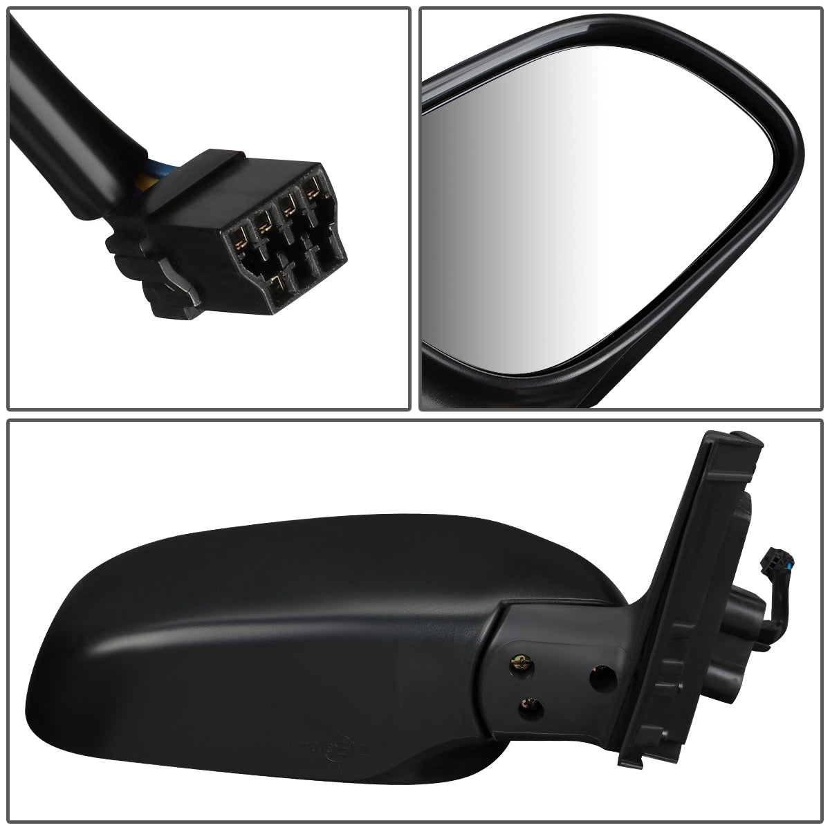 RETROVISOR MIRROR - OEM - 99-05 SUZUKI VITARA, GRAND VITARA - POWERED - HEATED - FOLDING - TEXTURED - RIGHT