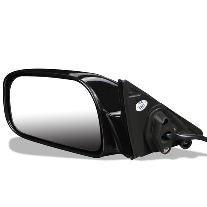 RETROVISOR MIRROR - OEM - 92-96 TOYOTA CAMRY - POWERED - PAINTABLE - BLACK - LEFT