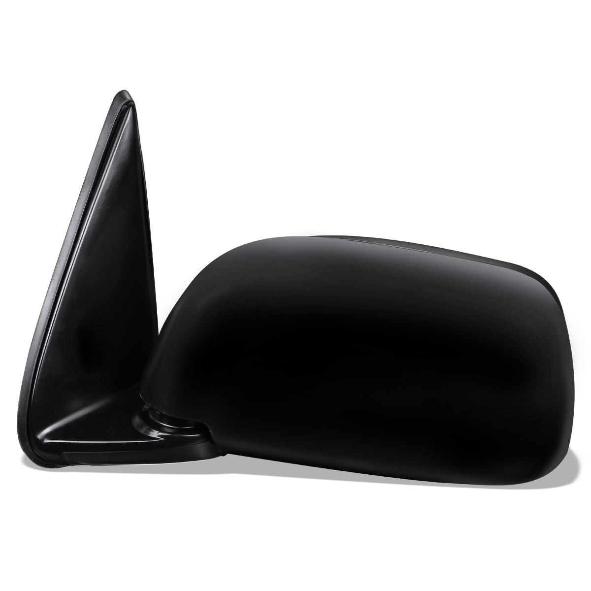 RETROVISOR MIRROR - OEM - 95-00 TOYOTA TACOMA - MANUAL - FOLDING - W/O OFF ROAD PACKAGE - TEXTURED - BLACK - LEFT