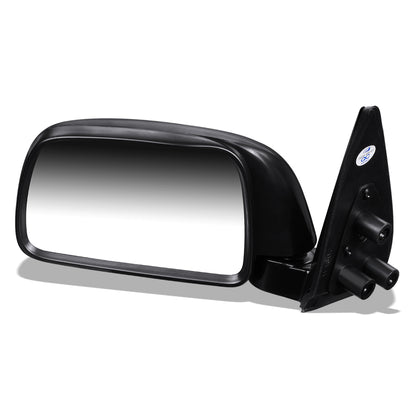 RETROVISOR MIRROR - OEM - 95-00 TOYOTA TACOMA - MANUAL - FOLDING - W/O OFF ROAD PACKAGE - TEXTURED - BLACK - LEFT