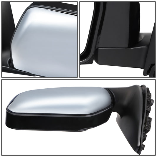 RETROVISOR MIRROR - OEM - 93-98 TOYOTA T100 - POWERED - FOLDING - CHROME COVER - LEFT