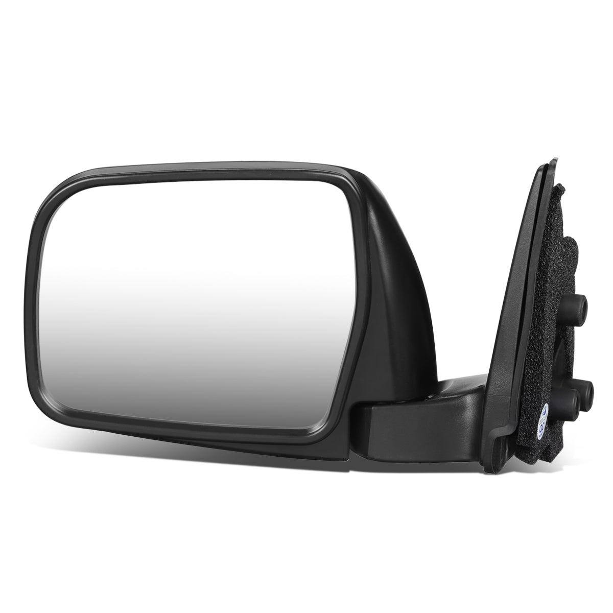 RETROVISOR MIRROR - OEM - 93-98 TOYOTA T100 - MANUAL - BLACK MATERIAL - LEFT