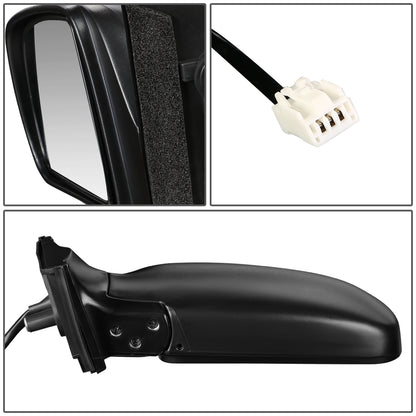 RETROVISOR MIRROR - OEM - 98-03 TOYOTA SIENNA - POWERED - TEXTURED - BLACK - LEFT