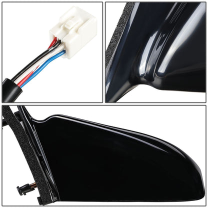 RETROVISOR MIRROR - OEM - 97-01 TOYOTA CAMRY - POWERED - HEATED - PAINTABLE - BLACK - LEFT