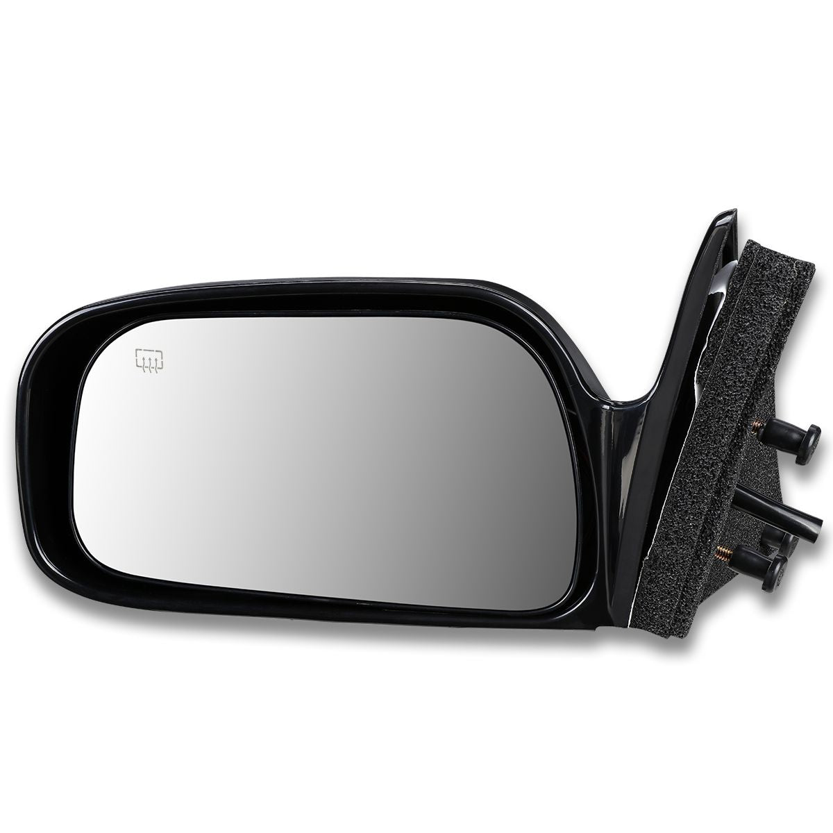 RETROVISOR MIRROR - OEM - 97-01 TOYOTA CAMRY - POWERED - HEATED - PAINTABLE - BLACK - LEFT