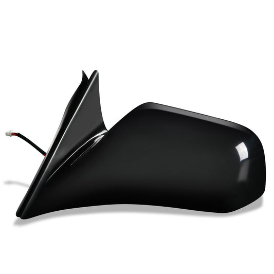 RETROVISOR MIRROR - OEM - 92-96 TOYOTA CAMRY - POWERED - PAINTABLE - BLACK - LEFT