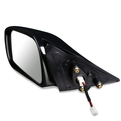 RETROVISOR MIRROR - OEM - 92-96 TOYOTA CAMRY - POWERED - PAINTABLE - BLACK - LEFT