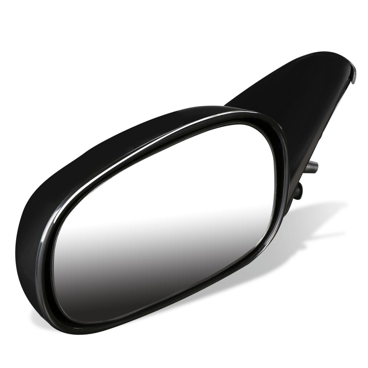 RETROVISOR MIRROR - OEM - 98-02 TOYOTA COROLLA - MANUAL - PAINTABLE - BLACK - LEFT