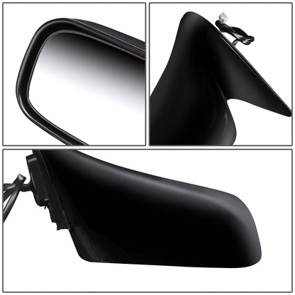 RETROVISOR MIRROR - OEM - 95-99 TOYOTA AVALON - POWERED - BLACK MATERIAL - LEFT