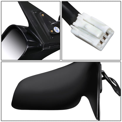 RETROVISOR MIRROR - OEM - 95-99 TOYOTA AVALON - POWERED - BLACK MATERIAL - LEFT