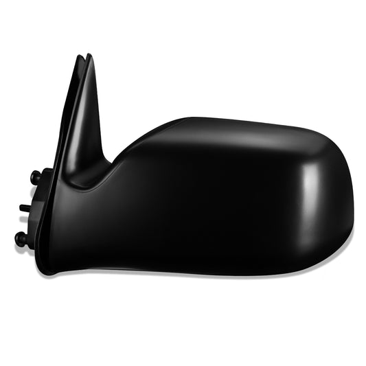 RETROVISOR MIRROR - OEM - 01-04 TOYOTA TACOMA RWD - DOES NOT FIT S-RUNNER MODELS - MANUAL - PAINTABLE - BLACK - LEFT