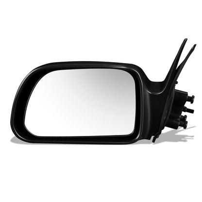 RETROVISOR MIRROR - OEM - 01-04 TOYOTA TACOMA RWD - DOES NOT FIT S-RUNNER MODELS - MANUAL - PAINTABLE - BLACK - LEFT