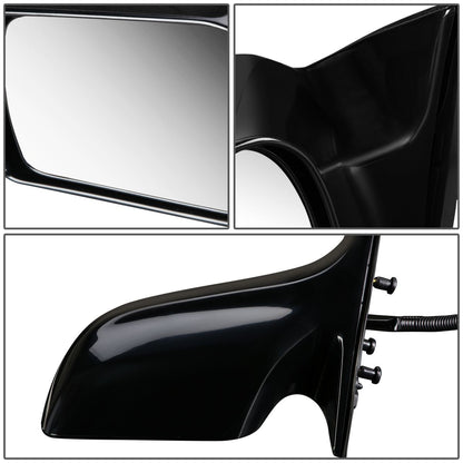 RETROVISOR MIRROR - OEM - 00-04 TOYOTA AVALON - POWERED - PAINTABLE - BLACK - LEFT