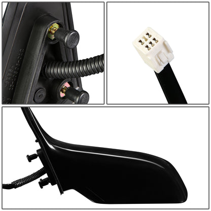 RETROVISOR MIRROR - OEM - 00-04 TOYOTA AVALON - POWERED - HEATED - PAINTABLE - BLACK - LEFT