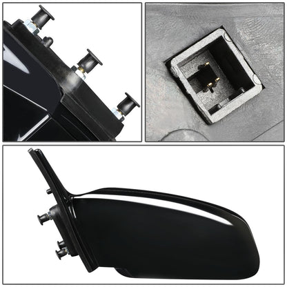 RETROVISOR MIRROR - OEM - 02-06 TOYOTA CAMRY - POWERED - PAINTABLE - BLACK - LEFT