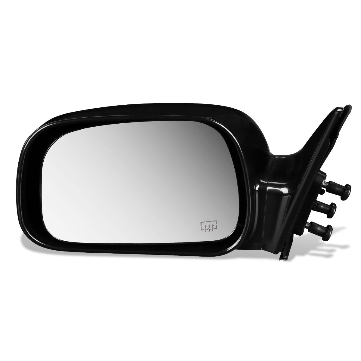 RETROVISOR MIRROR - OEM - 02-06 TOYOTA CAMRY - POWERED - HEATED - PAINTABLE - BLACK - LEFT