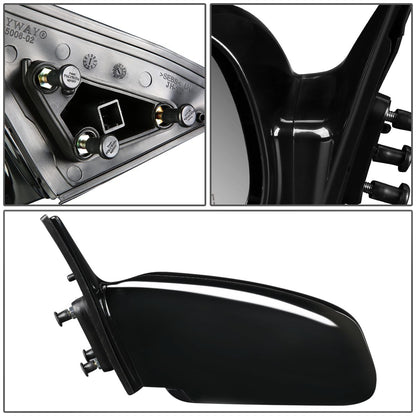 RETROVISOR MIRROR - OEM - 02-06 TOYOTA CAMRY - POWERED - HEATED - PAINTABLE - BLACK - LEFT