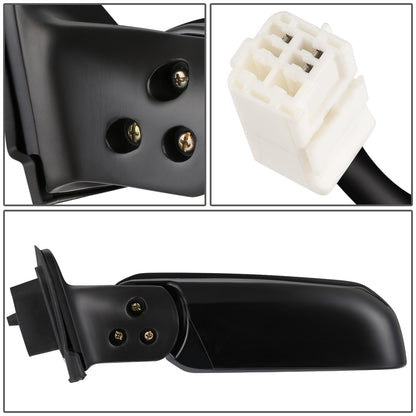 RETROVISOR MIRROR - OEM - 96-02 TOYOTA 4RUNNER - POWERED - FOLDING - BLACK MATERIAL - LEFT