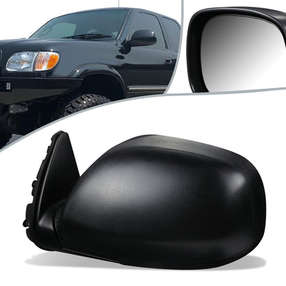 RETROVISOR MIRROR - OEM - 00-04 TOYOTA TUNDRA - MANUAL - FOLDING - TEXTURED - LEFT