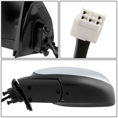 RETROVISOR MIRROR - OEM - 00-04 TOYOTA TUNDRA - POWER MIRROR ADJUSTMENT - HEATED - FOLDING - CHROME - LEFT