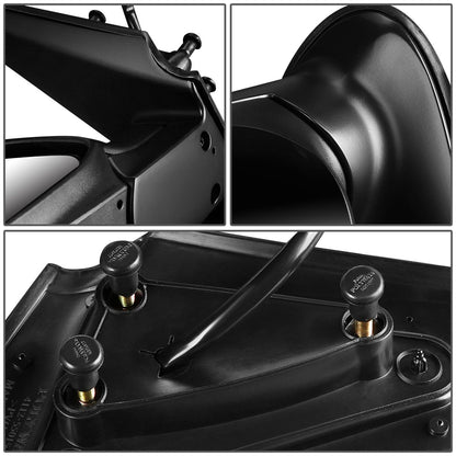 RETROVISOR MIRROR - OEM - 04-06 TOYOTA TUNDRA (CREW CAB) / 01-07 TOYOTA SEQUOIA - POWERED - HEATED - TEXTURED - BLACK - LEFT