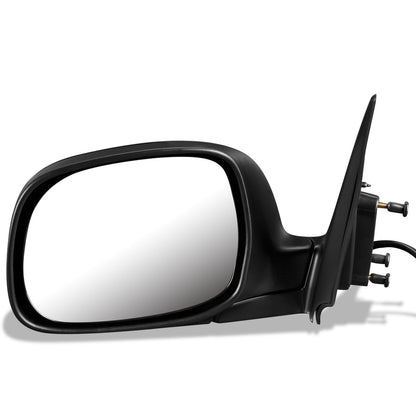 RETROVISOR MIRROR - OEM - 04-06 TOYOTA TUNDRA CREW CAB / 01-07 TOYOTA SEQUOIA - POWER MIRROR ADJUSTMENT - W/O HEATED - TEXTURED/ CAP PAINTABLE - BLACK - LEFT