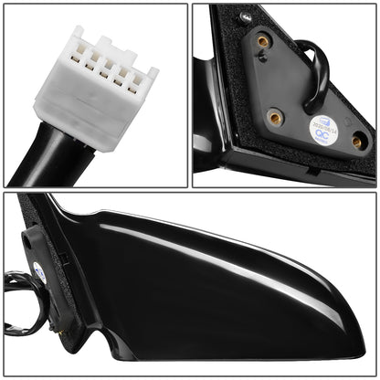 RETROVISOR MIRROR - OEM - 99-03 TOYOTA SOLARA - POWERED - HEATED - BLACK MATERIAL - LEFT