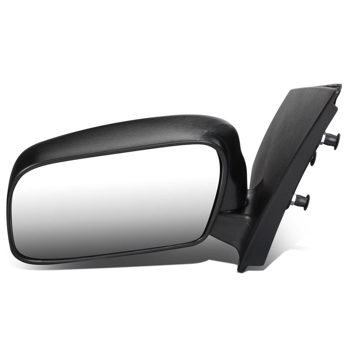 RETROVISOR MIRROR - OEM - 00-02 TOYOTA ECHO 2/4-DR - MANUAL - TEXTURED - BLACK - LEFT