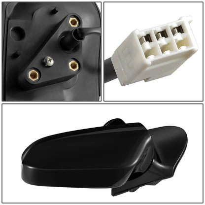 RETROVISOR MIRROR - OEM - 00-05 TOYOTA CELICA - POWERED - FOLDING - BLACK - LEFT