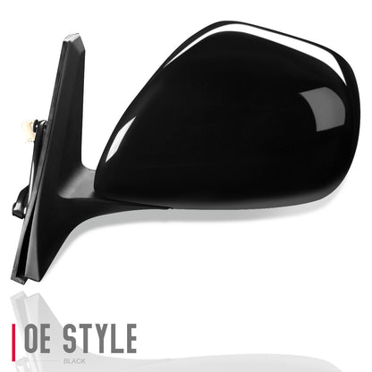 RETROVISOR MIRROR - OEM - 03-09 TOYOTA 4RUNNER - POWERED - PAINTABLE - BLACK - LEFT
