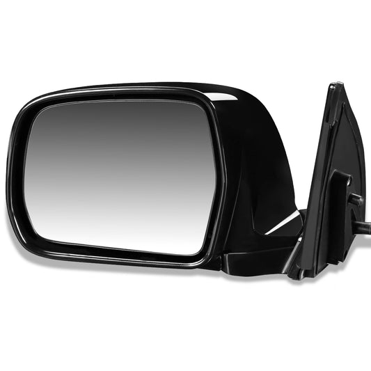 RETROVISOR MIRROR - OEM - 01-07 TOYOTA HIGHLANDER - POWERED - PAINTABLE - BLACK - LEFT