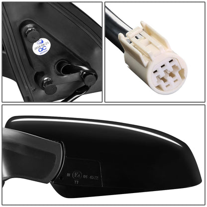 RETROVISOR MIRROR - OEM - 03-09 TOYOTA 4RUNNER - POWERED - TEXTURED - BLACK - LEFT