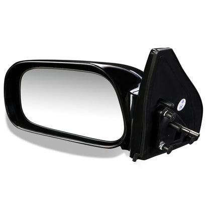 RETROVISOR MIRROR - OEM - 03-08 TOYOTA MATRIX / 03-08 PONTIAC VIBE - MANUAL - PAINTABLE - BLACK - LEFT