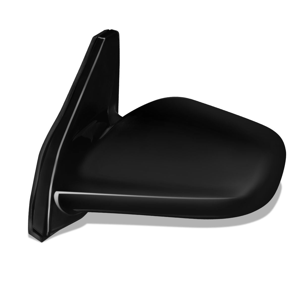 RETROVISOR MIRROR - OEM - 03-08 TOYOTA MATRIX / 03-08 PONTIAC VIBE - POWERED - PAINTABLE - BLACK - LEFT