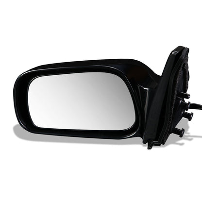 RETROVISOR MIRROR - OEM - 03-08 TOYOTA MATRIX / 03-08 PONTIAC VIBE - POWERED - PAINTABLE - BLACK - LEFT