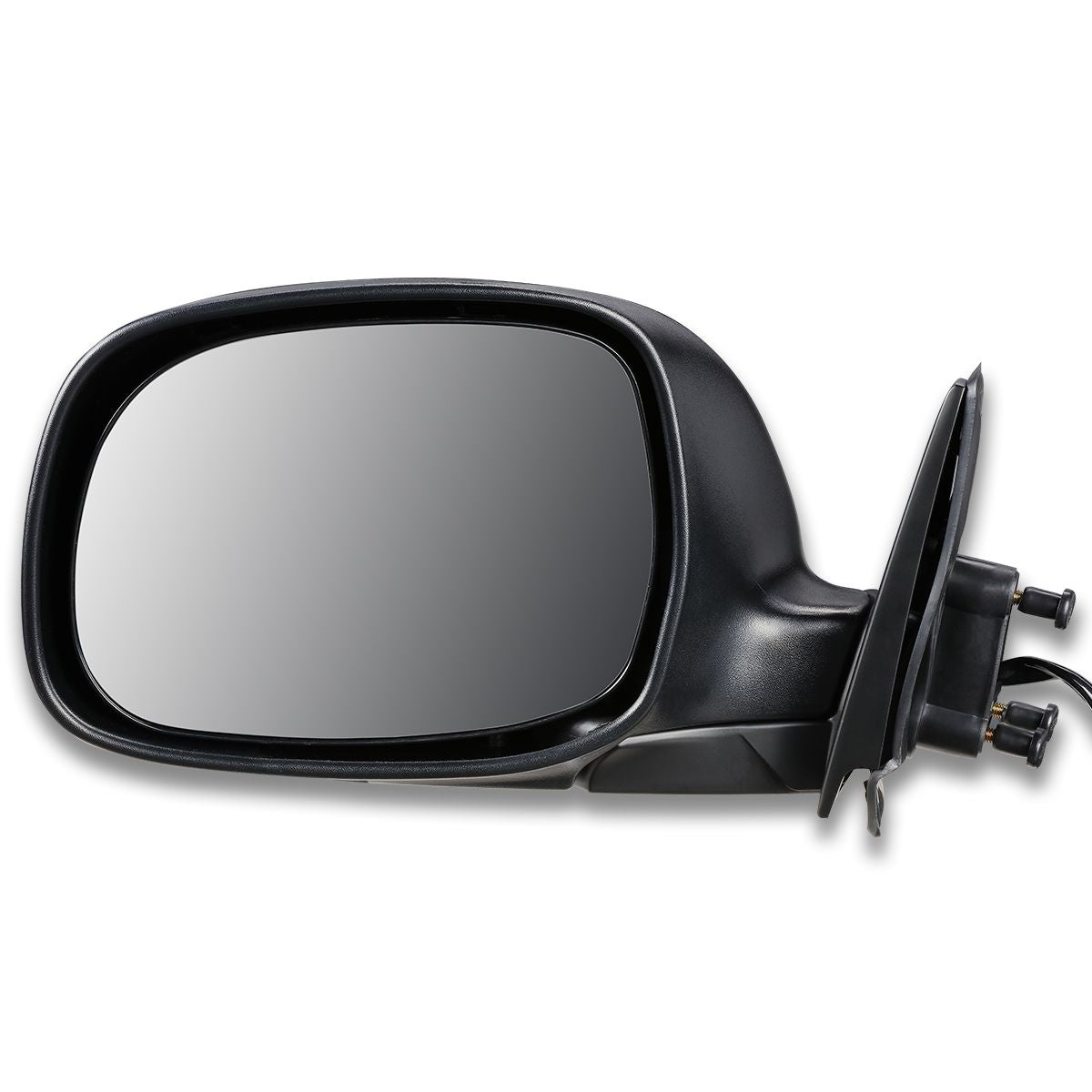RETROVISOR MIRROR - OEM - 00-06 TOYOTA TUNDRA NON CREW CAB - POWER MIRROR ADJUSTMENT - HEATED - PAINTABLE - BLACK - LEFT