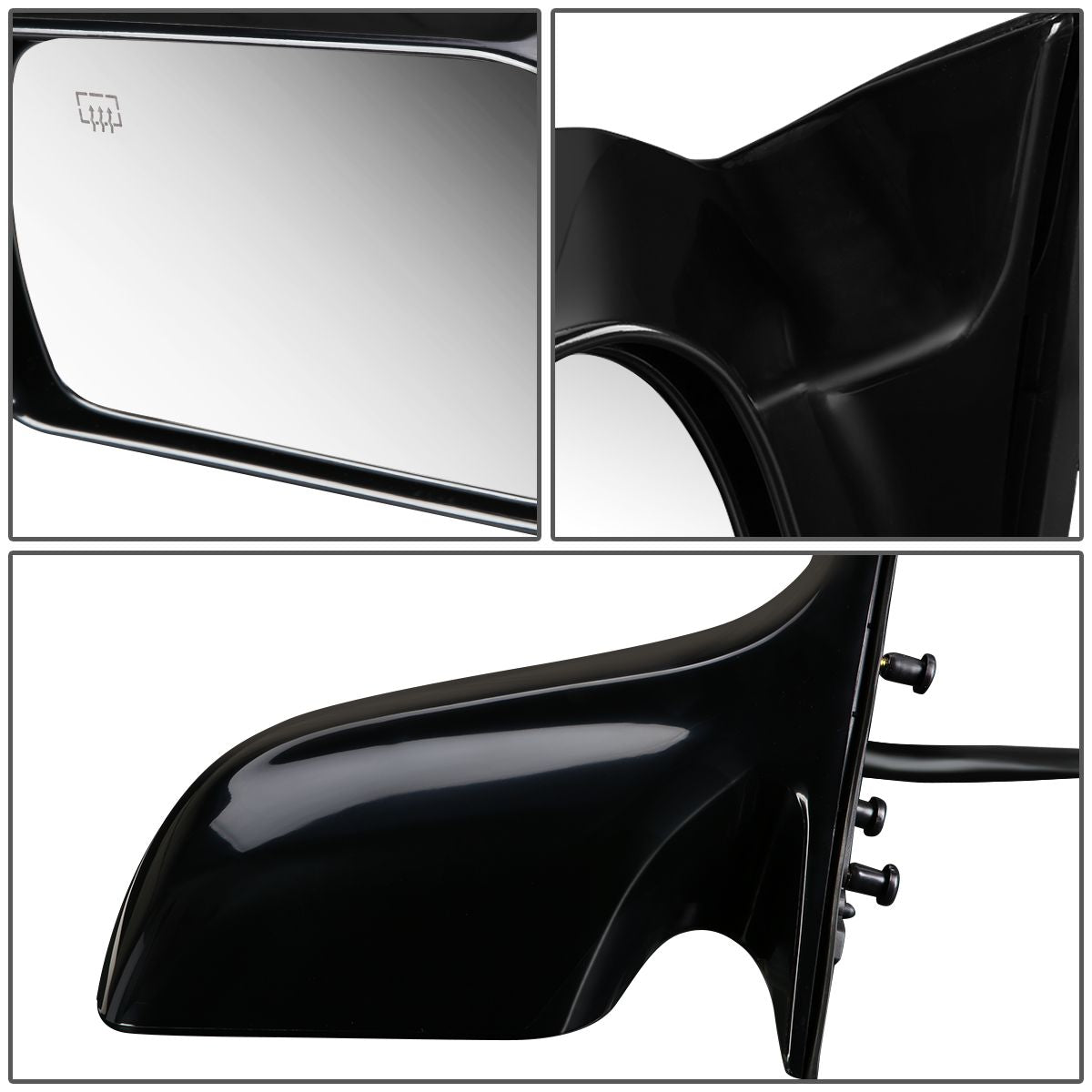 RETROVISOR MIRROR - OEM - 00-04 TOYOTA AVALON - POWERED - HEATED - PAINTABLE - BLACK - LEFT