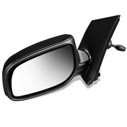 RETROVISOR MIRROR - OEM - 07-12 TOYOTA YARIS SEDAN - MANUAL - TEXTURED - BLACK - LEFT
