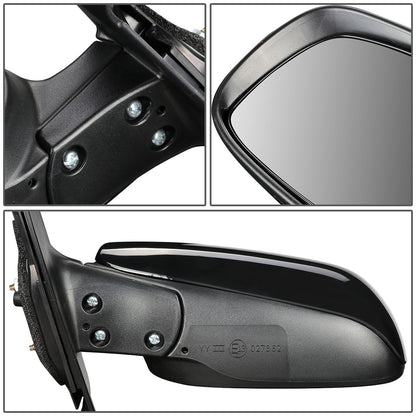 RETROVISOR MIRROR - OEM - 06-11 TOYOTA YARIS HATCHBACK - MANUAL - TEXTURED - BLACK - LEFT