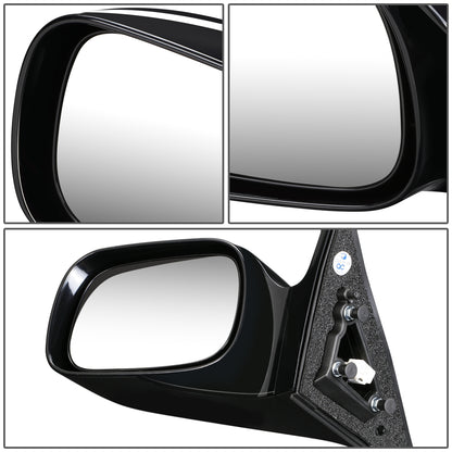 RETROVISOR MIRROR - OEM - 05-10 TOYOTA AVALON - POWERED - BLACK MATERIAL - LEFT