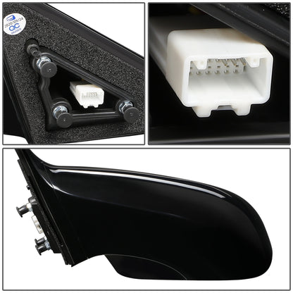 RETROVISOR MIRROR - OEM - 05-10 TOYOTA AVALON - POWERED - BLACK MATERIAL - LEFT