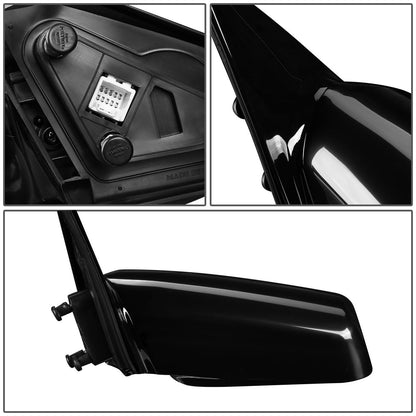 RETROVISOR MIRROR - OEM - 04-08 TOYOTA SOLARA - POWERED - PAINTABLE - BLACK - LEFT