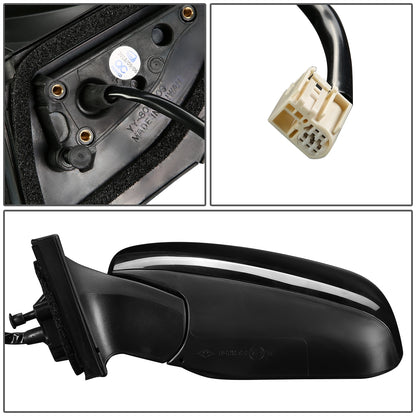 RETROVISOR MIRROR - OEM - 06-08 TOYOTA RAV4 - POWERED - HEATED - TEXTURED - BLACK - LEFT