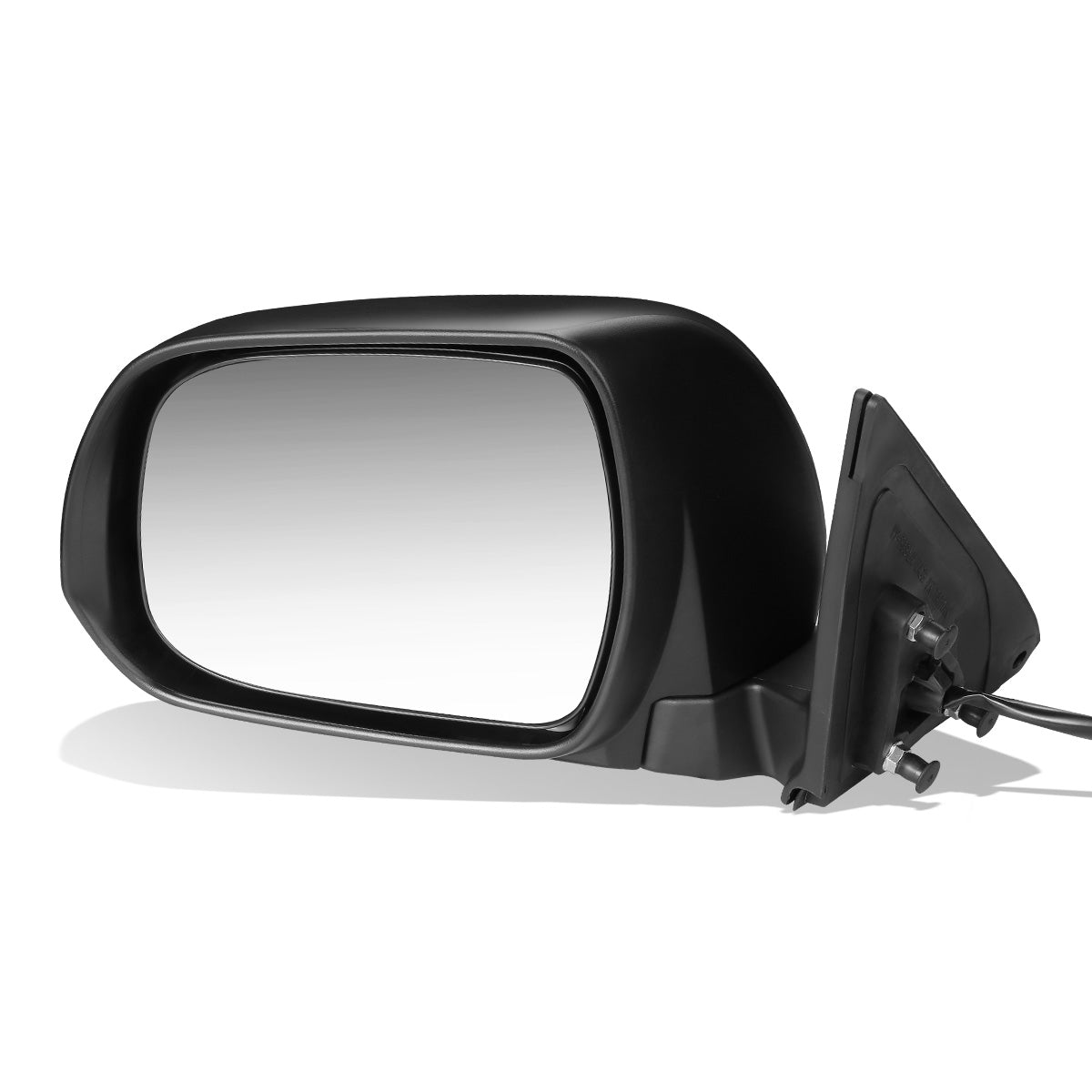 RETROVISOR MIRROR - OEM - 08-13 TOYOTA HIGHLANDER - POWERED - HEATED - PAINTABLE - BLACK - LEFT